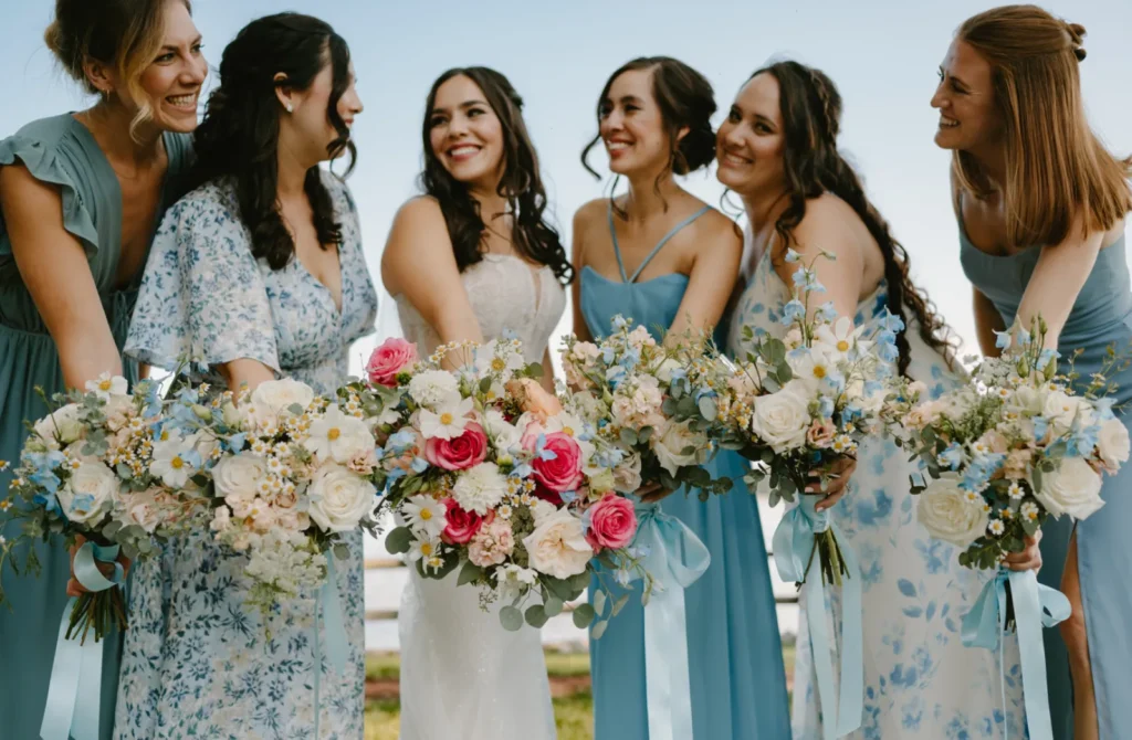 Mismatched Bridesmaid Dresses Still A Top Trend For 2026 - Image 03 (June 30, 2026)