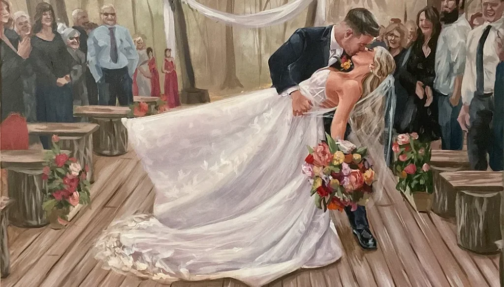 The Artistry and Storytelling of Live Wedding Painting - Image 02 (July 21, 2026)