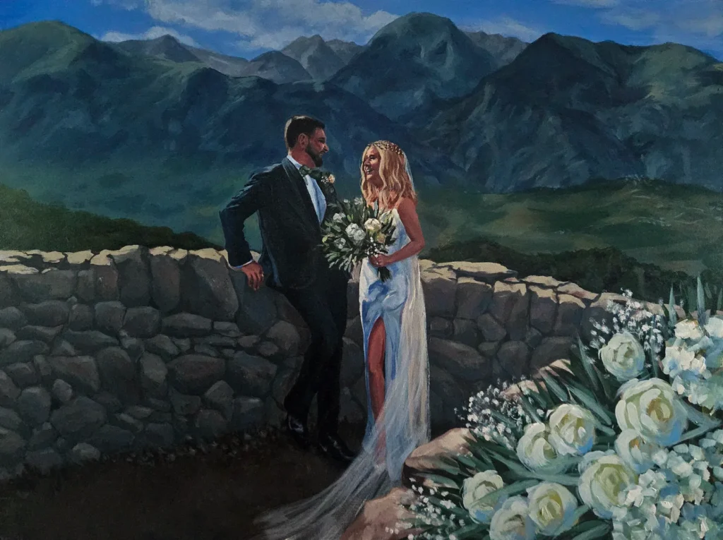 The Artistry and Storytelling of Live Wedding Painting - Image 03 (July 21, 2026)